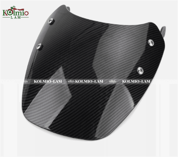 ABS Plastic Motor Windshield WindScreen for Bonneville T100 Carbon - 图片 6