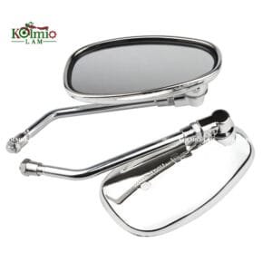 1 Pair Chrome Motorcycle Mirror Motorbike Rearview Mirror For YAMAHA Vmax Virago 535 V-Star 650 1100 1300 Warrior Royal Star
