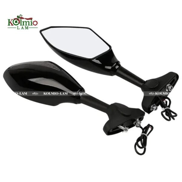 2pcs Clignotants Moto fit For Honda CBR 250 600 900 1000 RR LED Turn Signal Indicators Motorcycle Rearview Side Mirrors Retroviseur