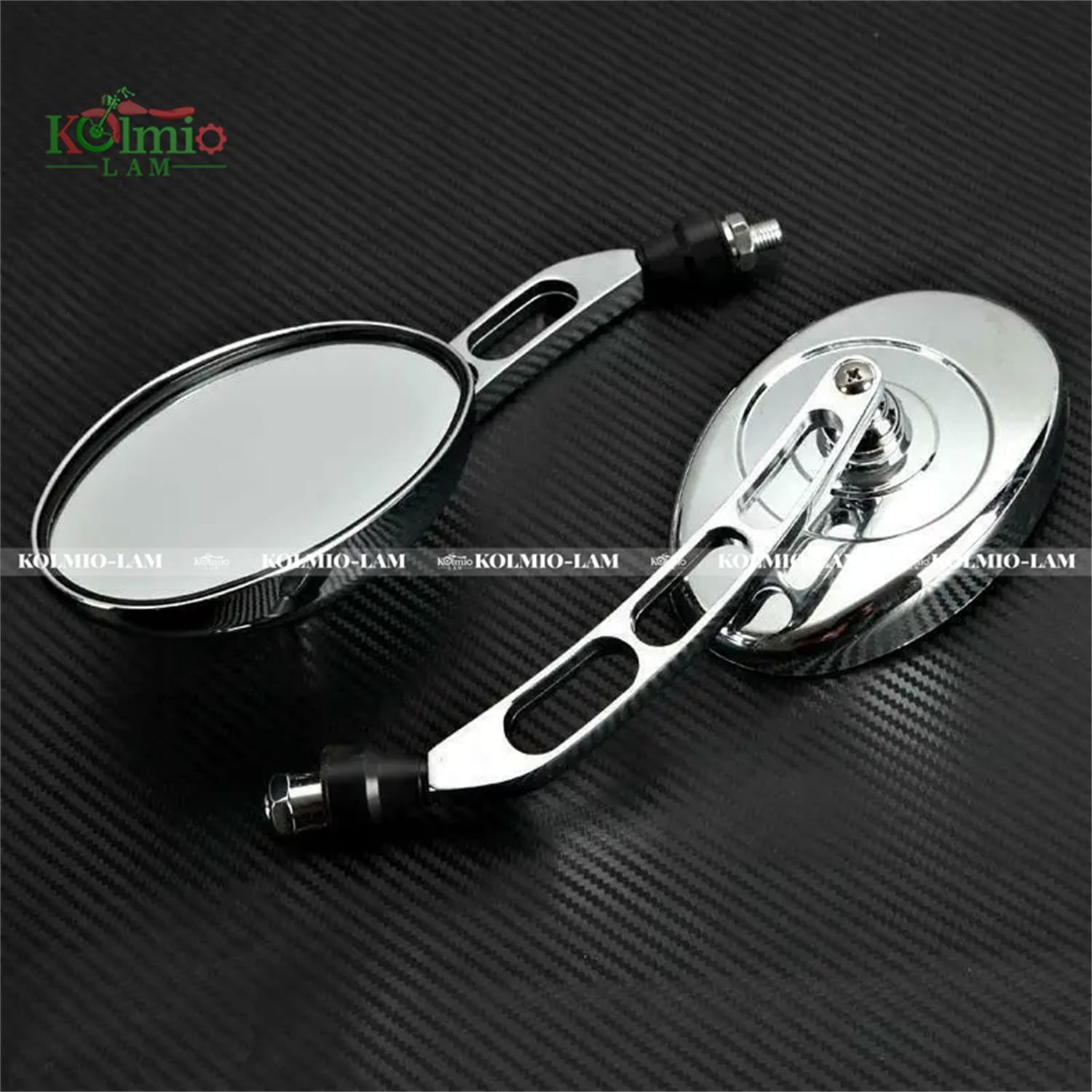 Motorcycle Accessories fit For Harley-Davidson Motorcycle Rear View Mirror Road Slide Sportster Plating Motorcycle Rear View Mirror - 图片 4