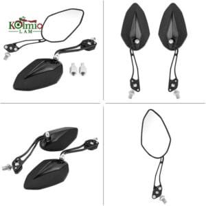 8/10mm Universal Motorcycle Rearview Mirror Motorbike Scooter Rearview Mirrors fit For Chopper Cruiser Bobber Handlebar Side Mirrors