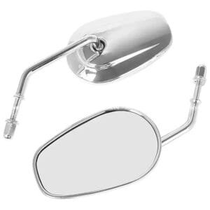 8MM Motorcycle Rear View Side Mirrors For Harley Softail Dyna SPORTSTER XL 883 1200 Touring Road King Street Glide CVO FXDB FXDF