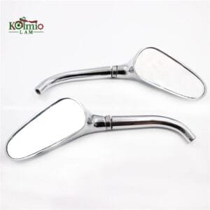Nuoxintr Motorcycle Mirrors Chrome fit For Yamaha Virago XV 250 500 535 700 750 920 1100 Suzuki Intruder Volusia VS 800 1400 1500