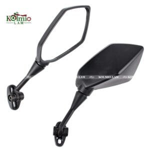 fit For Yamaha YZF R1 R6 R25 R15 R125 R3 R1S R1M FZ6R Mirrors Motorcycle Scooter Rear View Mirror Carbon Look Black