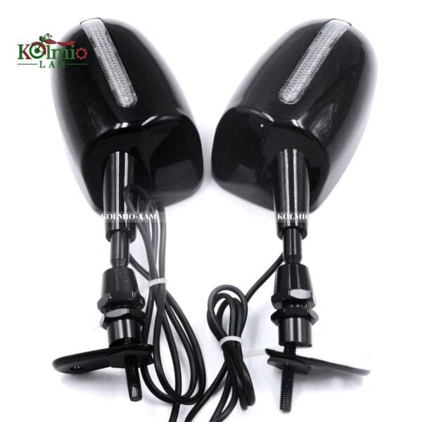 Mini Back View Mirrors fit for Honda Cbr 600Rr Kawasaki Ninja 636 Zx6R Yamaha YZF R6 Carbon Fiber Style Motorcycle Parts - 图片 12