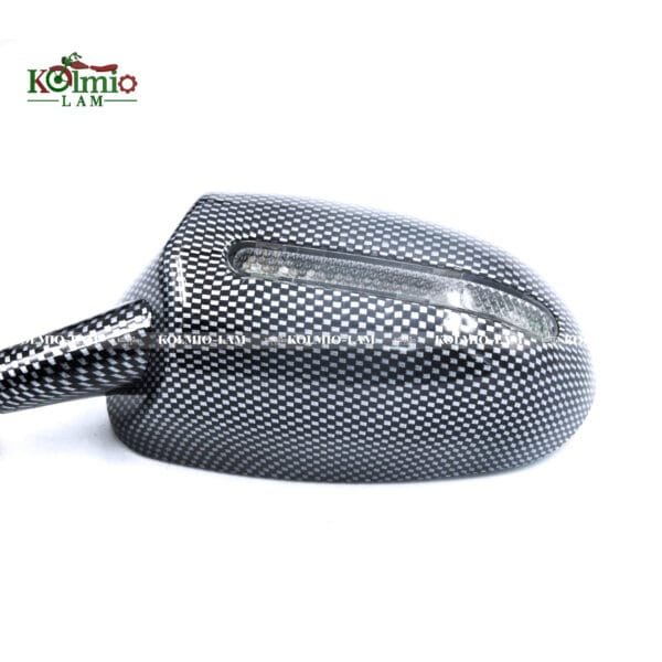 Mini Back View Mirrors fit for Honda Cbr 600Rr Kawasaki Ninja 636 Zx6R Yamaha YZF R6 Carbon Fiber Style Motorcycle Parts - 图片 5