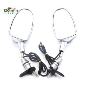 Mini Back View Mirrors fit for Honda Cbr 600Rr Kawasaki Ninja 636 Zx6R Yamaha YZF R6 Carbon Fiber Style Motorcycle Parts