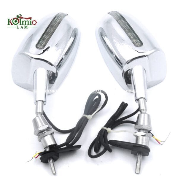 Mini Back View Mirrors fit for Honda Cbr 600Rr Kawasaki Ninja 636 Zx6R Yamaha YZF R6 Carbon Fiber Style Motorcycle Parts - 图片 2