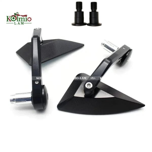 7/8" 22mm Motorcycle Handlebar End Mirror fit For Yamaha Z750R Z750 Z750S ZZR600 Honda Suzuki Benelli TNT 300 600 899 BN300 - 图片 2
