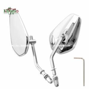 Pair fit For Harley Road King Touring XL1200L XL883 XL883L Sportster Dyna Softail 8mm accessories Motorcycle Rearview Side Mirror