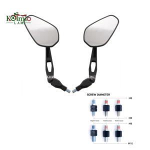 M8 M10 Motorcycle Rearview Mirrors for YAMAHA MT03 07 MT09 Honda Kawasaki Maverick Booster Enduro M8 M10 Rear View Side Mirror