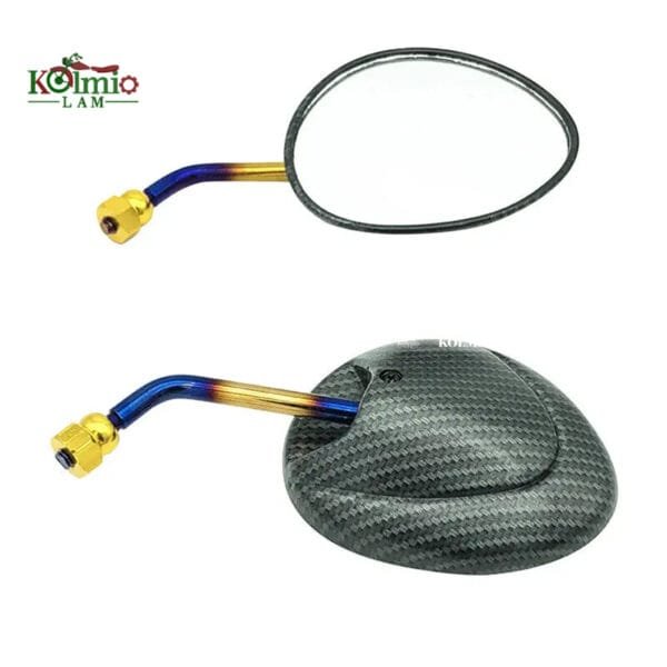 Show Off Your Uniqueness Angle Adjustable Rearview Mirror fit for Motorcycle Ebike Scooter ATV Color Metal 8mm 10mm Rear View Mirror - 图片 3