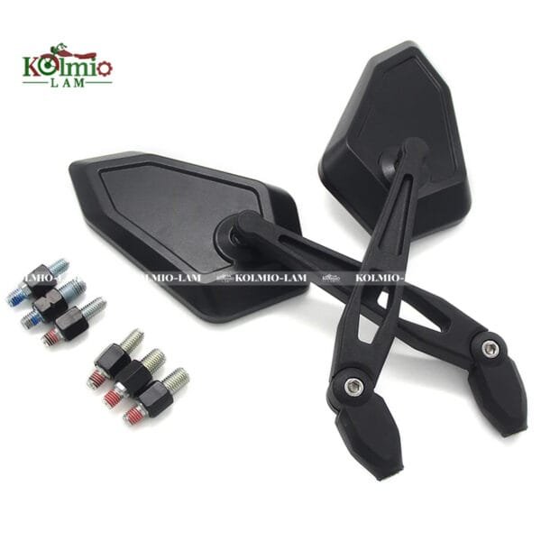 Motorcycle Rearview Mirror fit for Spiegel Paar Honda Yamaha Kawasaki Maverick Booster M10 Enduro KTM Suzuki - 图片 4