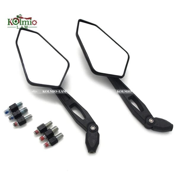 Motorcycle Rearview Mirror fit for Spiegel Paar Honda Yamaha Kawasaki Maverick Booster M10 Enduro KTM Suzuki - 图片 3