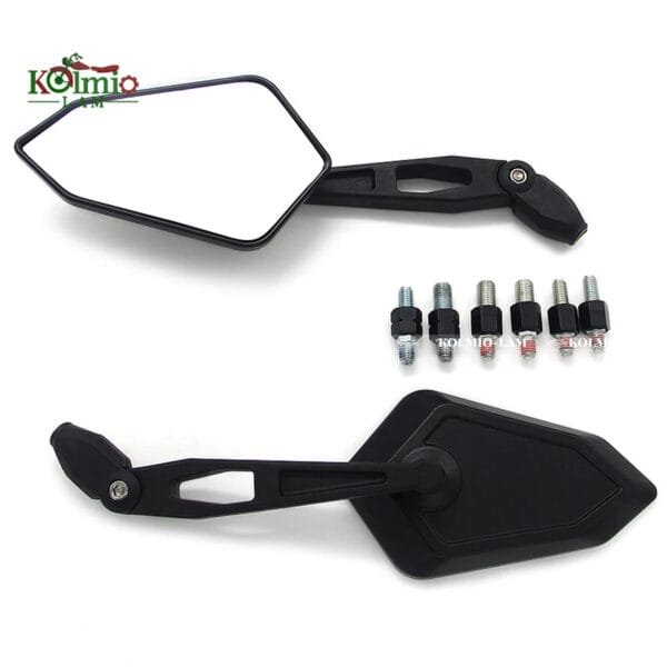 Motorcycle Rearview Mirror fit for Spiegel Paar Honda Yamaha Kawasaki Maverick Booster M10 Enduro KTM Suzuki - 图片 2