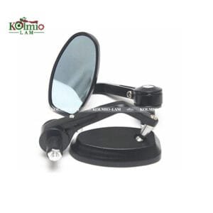 1 Pair Universal 7/8" 22mm Motorcycle Handlebar Rear View Mirrors Blue Anti-glare Mirror fit for Honda Yamaha Suzuki Scooter