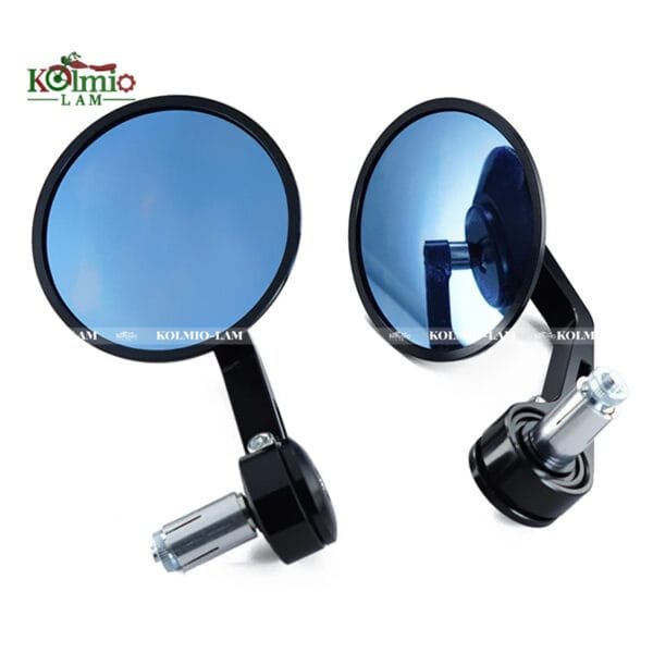 fit For Royal Enfield Bullet/Meteor/Classic 350 500 Interceptor 650 CNC Motorcycle Bar End Mirrors Retro Handlebar Tip Rearview - 图片 3