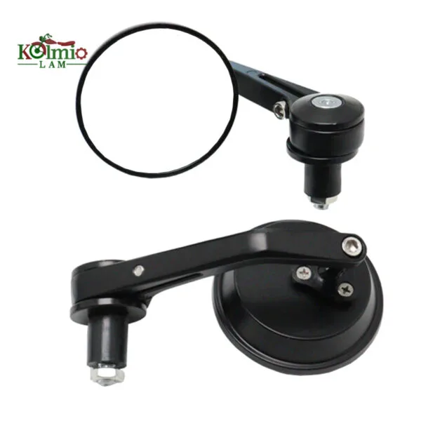 Motorcycle Handlebar Rear View Mirror fit for Vespa Sprint Primavera GTV GTS LT S LX LXV 50 125 250 300IE 360° Alluminum - 图片 2