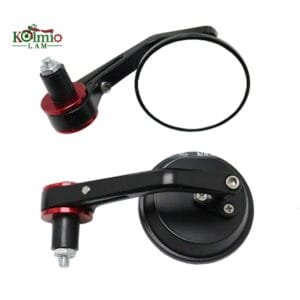 Motorcycle Handlebar Rear View Mirror fit for Vespa Sprint Primavera GTV GTS LT S LX LXV 50 125 250 300IE 360° Alluminum