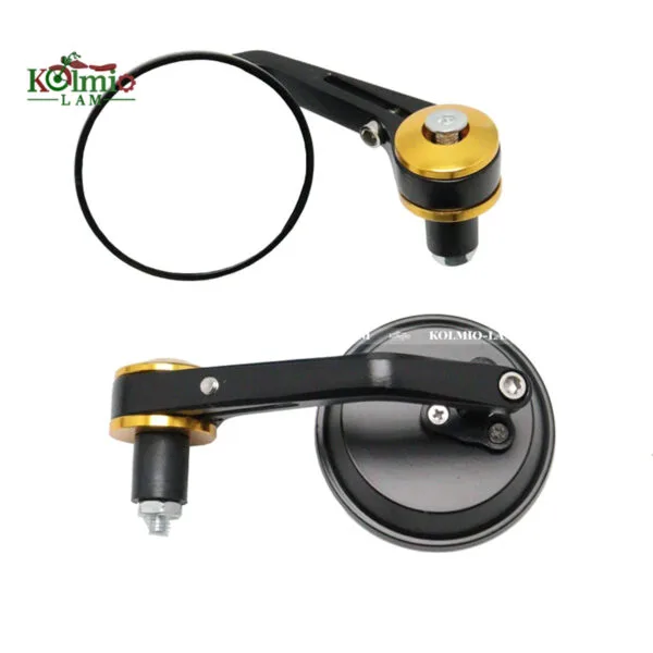 Motorcycle Handlebar Rear View Mirror fit for Vespa Sprint Primavera GTV GTS LT S LX LXV 50 125 250 300IE 360° Alluminum - 图片 3