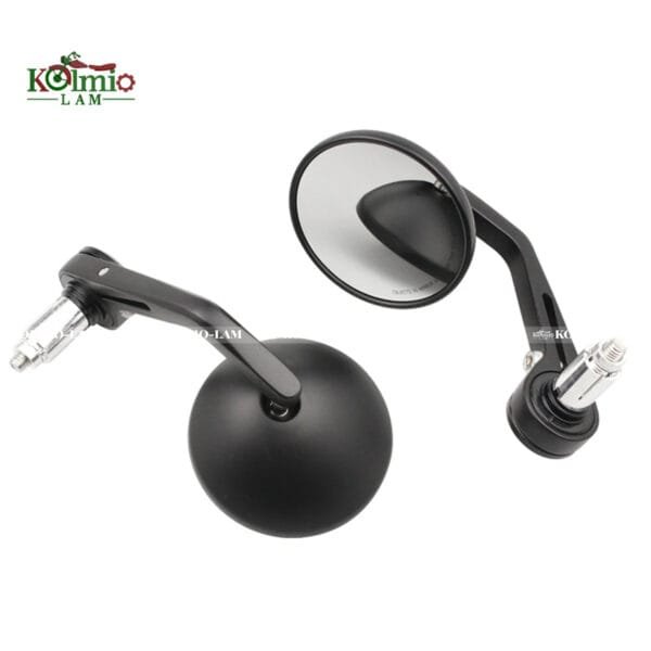 Universal Motorcycle Bar End Mirrors Cafe Racer Motorcycle Rear View Mirrors For Royal Enfield Interceptor 650 Continental GT - 图片 5