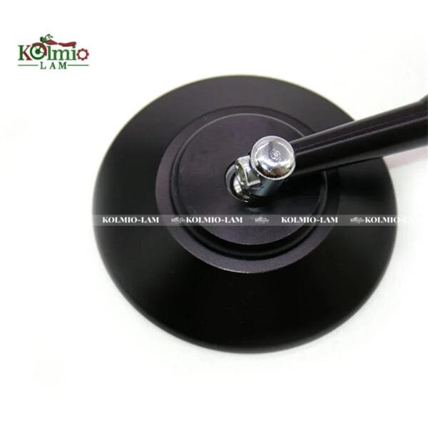 Universal Look Motorcycle Rear View Mirrors Round fit for 7/8" Handle Bar End Motorbike Side 2Pcs/Pair - 图片 5