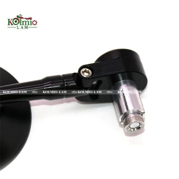 Universal Look Motorcycle Rear View Mirrors Round fit for 7/8" Handle Bar End Motorbike Side 2Pcs/Pair - 图片 2