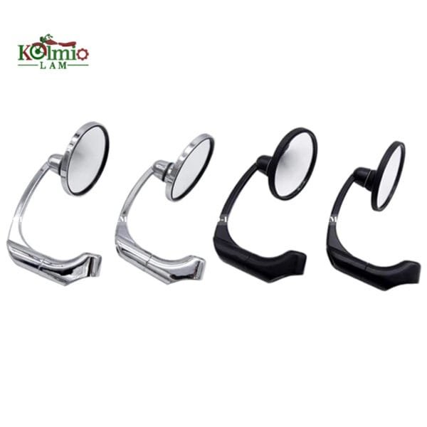Convenient & Reliable Motorcycle Bar End Mirrors Versatile Round Round Rearview Mirror Improve Safety fit for 10mm Handlebar 40GF