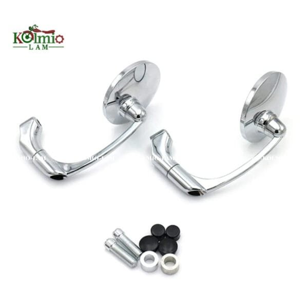 Convenient & Reliable Motorcycle Bar End Mirrors Versatile Round Round Rearview Mirror Improve Safety fit for 10mm Handlebar 40GF - 图片 4