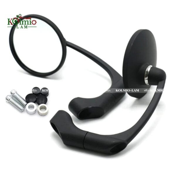 Convenient & Reliable Motorcycle Bar End Mirrors Versatile Round Round Rearview Mirror Improve Safety fit for 10mm Handlebar 40GF - 图片 3