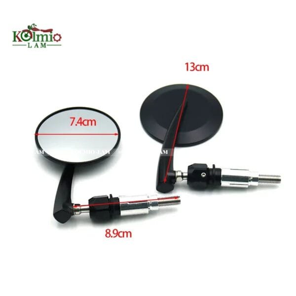 Vintage Motorcycle Modification High Quality fit for  Cnc Coffee Cafe Racer Handlebar Rearview Mirror Car Handlebar Reflective Mirror