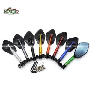 Universal Motorcycle Aluminium Rearview Side Mirror For SUZUKI bandit 1200 gsx-s750 gsx-s1000 For YAMAHA c8 fz07 fazer 8