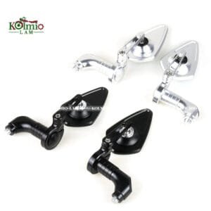 Universial 8mm 10mm Motorcycle Rearview Mirror fit For YAMAHA MT03 MT07 MT09 MT10 MT125 MT25 Aluminium Alloy Parts