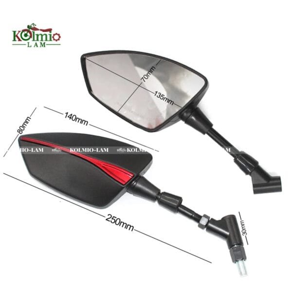 Motorcycle Side Rearview Mirrors Adjustabale Rear View fit For HONDA XL1000 XL125 XL 1000 125 V Varadero ABS ATV Moto Accessories