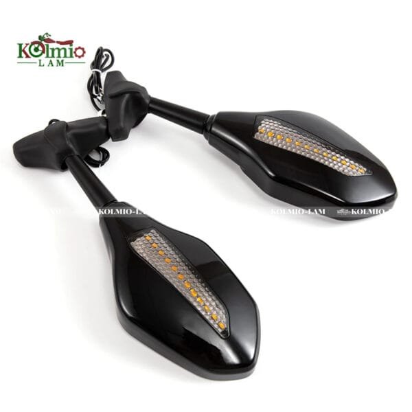Motorcycle Rearview Mirrors With LED Turn Signal fit For Honda CBR600RR CBR 600 RR - 图片 4