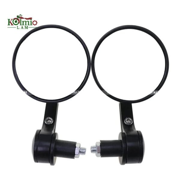 Universal 22mm 7/8" Motorcycle Rearview Side Mirrors Motorbike Round Bar End Mirror Fit For Triumph Bonneville Bobber / T100 - 图片 4