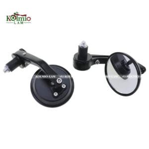 Universal 22mm 7/8" Motorcycle Rearview Side Mirrors Motorbike Round Bar End Mirror Fit For Triumph Bonneville Bobber / T100