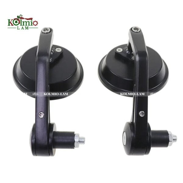 Universal 22mm 7/8" Motorcycle Rearview Side Mirrors Motorbike Round Bar End Mirror Fit For Triumph Bonneville Bobber / T100 - 图片 2