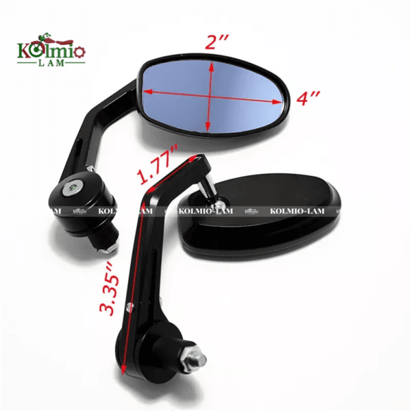 Handlebar End Mirror fit For KAWASAKI Z900 Z900SE 2017-2024 Z400 Left Right Side Rotation Z 900RS / Cafe 2018 Motorcycle Accessories - 图片 6