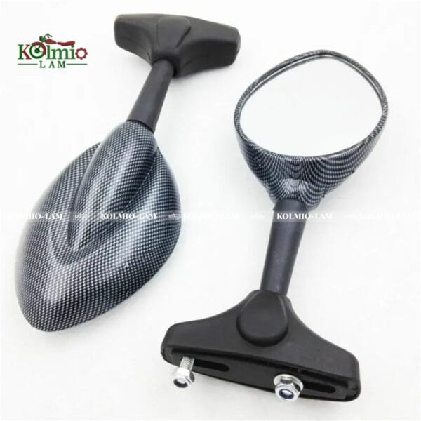 2pcs Motorcycle rearview mirror Carbon Side Mirrors Universal fit For Suzuki GSXR1100 1989-1995 GSXR750 1991-2005 For YAMAHA - 图片 3