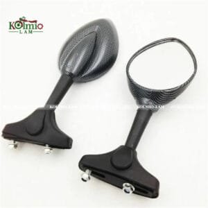 2pcs Motorcycle rearview mirror Carbon Side Mirrors Universal fit For Suzuki GSXR1100 1989-1995 GSXR750 1991-2005 For YAMAHA