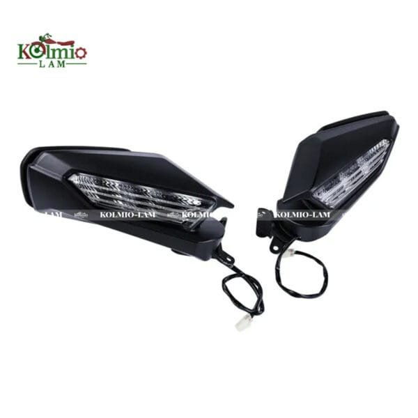 Motorcycle Rearview Mirror LED Turn Signal Clear Lens fit For Honda Goldwing GL1800 2018 2019 2020 2021 2022 2023 - 图片 3
