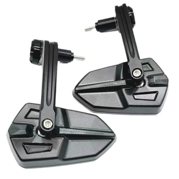fit for 22mm Motorcycle Handlebar Mirror Rear View Mirrors Anti-Glare HD Motorbike Handlebar End Side Mirror - 图片 3