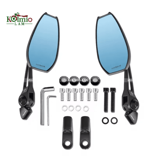 Motorcycle Accessories Side Mirror Foldable calf retrofit electric vehicle reflector accesorios fit for para motos AOS4