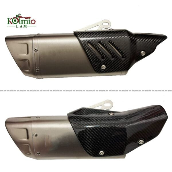 Fit  for any motorcycle exhaust rear black
