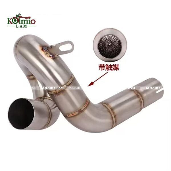 Fit  for motorcycle modified exhaust, chase 600 back pressure drum middle section exhaust pipe, race 600 middle section tail section exhaust - 图片 6