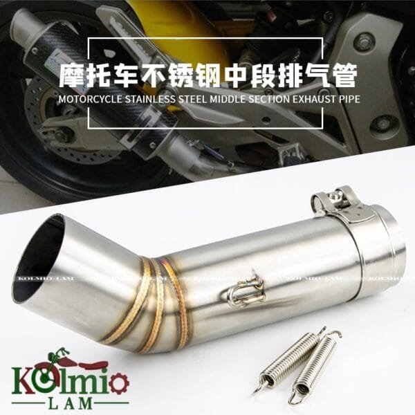 Motorcycle Exhaust Muffler Middle Link Pipe K11 Fit for GSXR600/750 2011-2021