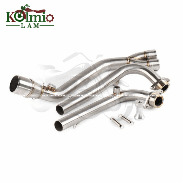 Fit for TMAX500 08-11 TMAX530 12-16 Slip-on Exhaust Full System Middle Link Pipe - 图片 3