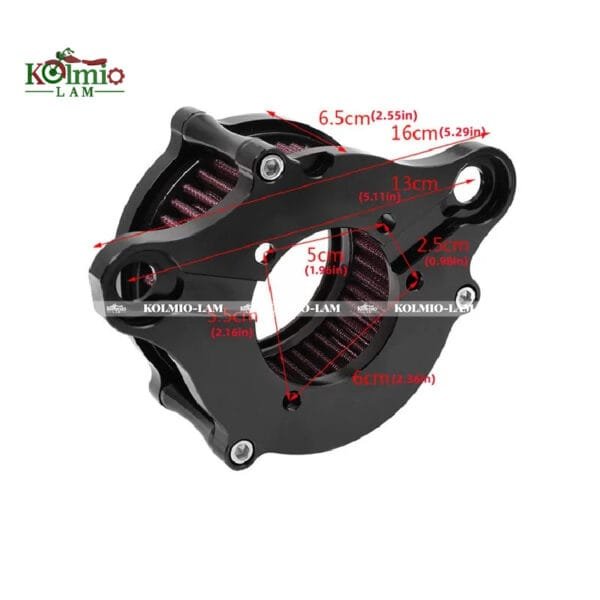 Motorcycle Air Cleaner Intake Filter System Fit For Harley Sportster XL 883 XR1200 - 图片 4