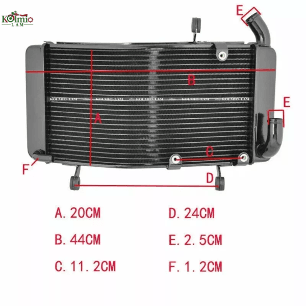 Fit  for  Ducati 748/916/996/ Aluminum engine radiator cooler suitable  1994 - 2002 - 图片 4